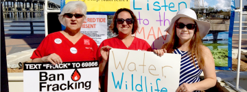 Nurses and community members rally for clean water