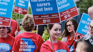 Australia: Victorian Nurses walk off the job at Bupa