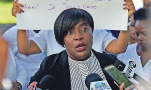 Bahamas Nurses Union President Amancha Williams. Photo: Terrel W. Carey Sr/Tribune Staff