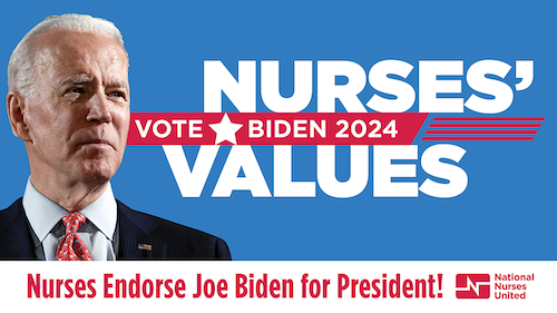 Graphic: Nurses endorse Joe Biden