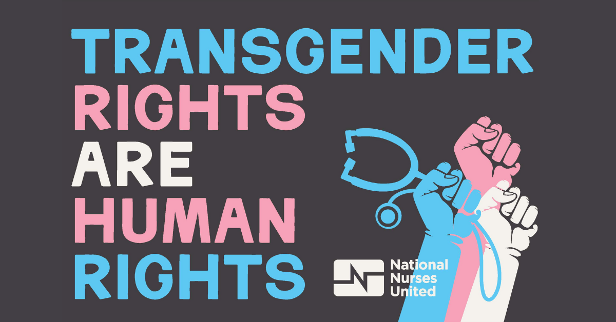 Graphic "Transgender Right Are Human Rights"