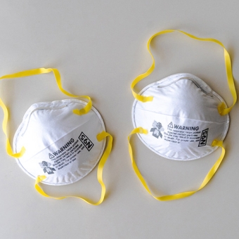 Two N95 respirators