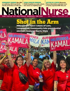 National Nurse magazine July-August-September issue cover