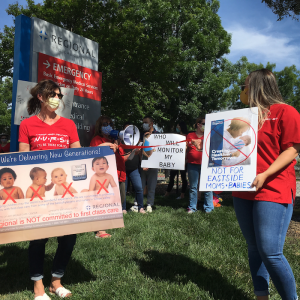 Nurses hold protest outside Rergional Medical Center San Jose