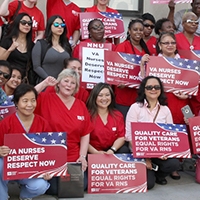 RNs and Veterans Rally to Protect Veterans’ Health Care