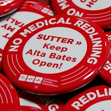 No Medical Redlining - Keep Alta Bates Open!