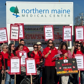 NMMC nurses picket, announce federal charges against their employer