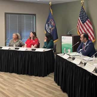 Panel of officials and nurses